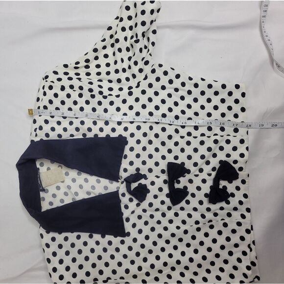 VINTAGE 80s set polka-dot high waist‎ shorts and crop top S - Picture 7 of 15